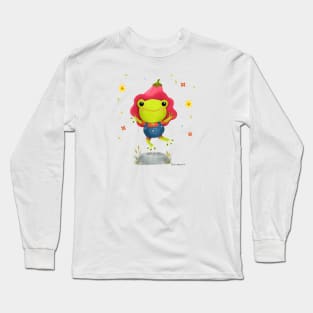 Hello Spring Frog Long Sleeve T-Shirt